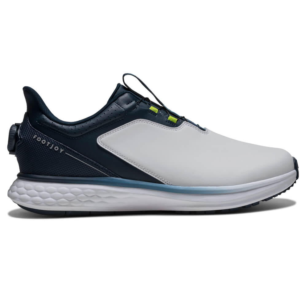 FootJoy Pulse BOA Golf Shoes - White/Navy 54718