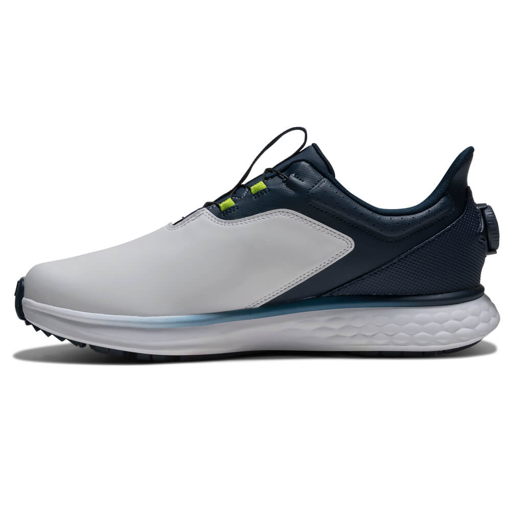 FootJoy Pulse BOA Golf Shoes - White/Navy 54718 - Image 2
