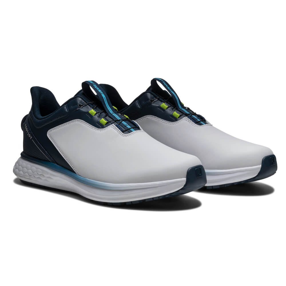 FootJoy Pulse BOA Golf Shoes - White/Navy 54718 - Image 5