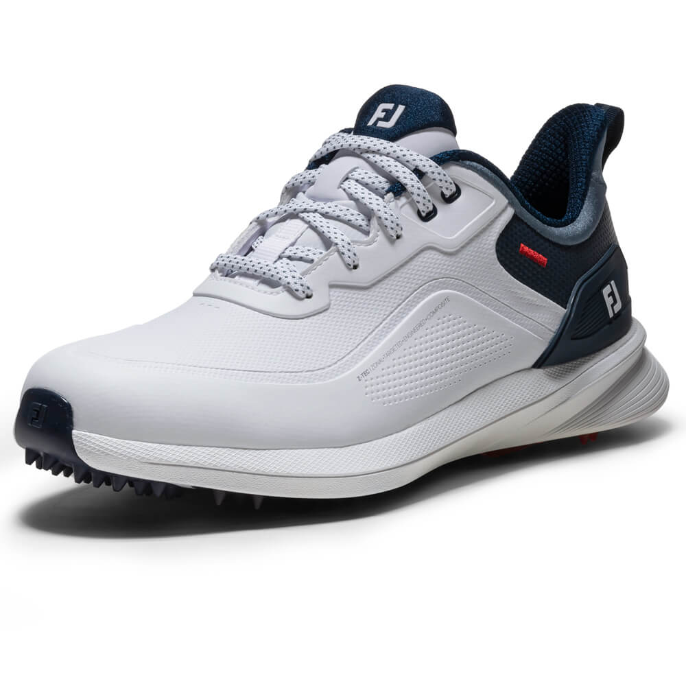 FootJoy PRO SL Golf Shoes - White/Blue/Red 56949 - Image 3