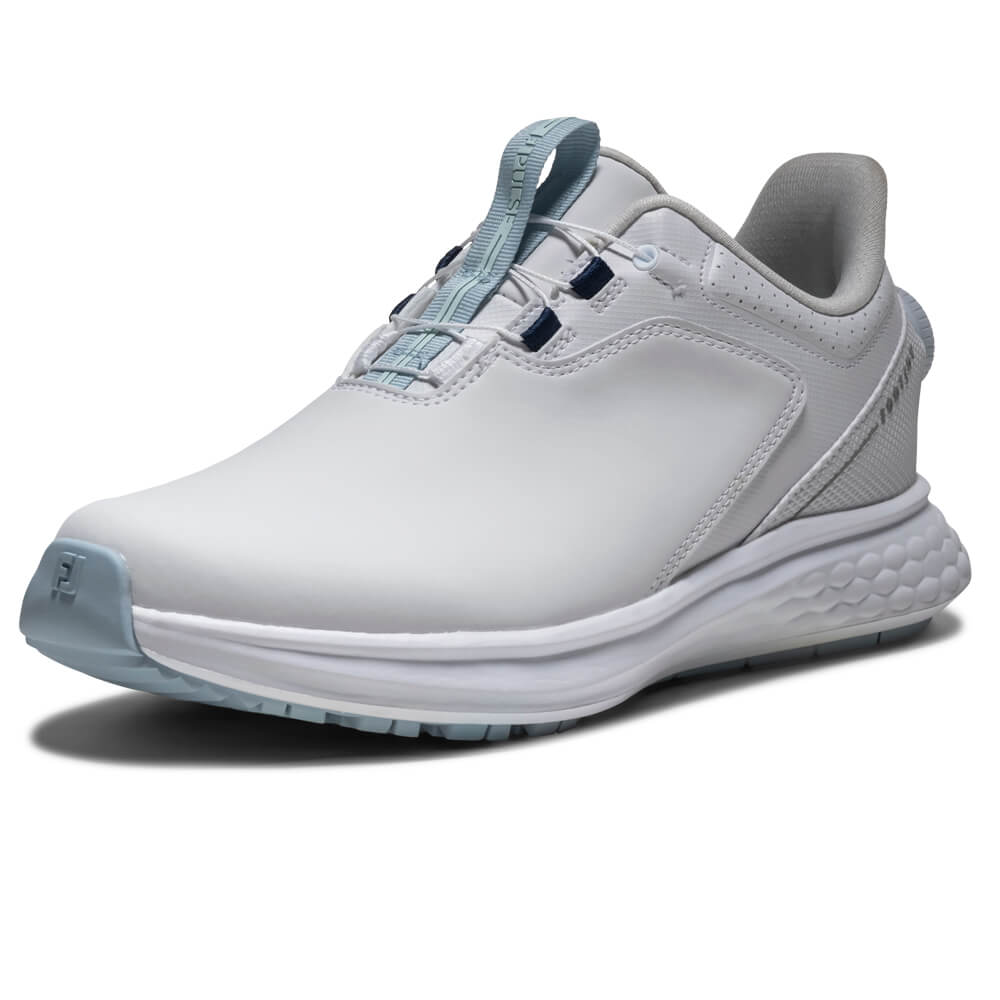 FootJoy Pulse BOA Ladies Shoes - White/Blue 93850 - Image 3