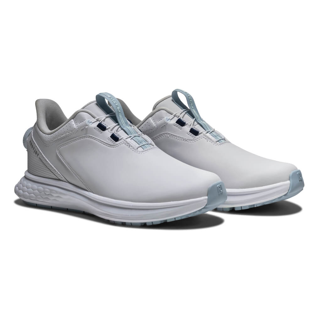 FootJoy Pulse BOA Ladies Shoes - White/Blue 93850 - Image 5