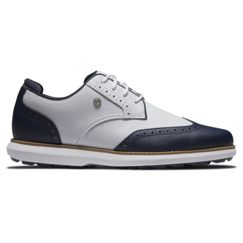 FootJoy Tradition Ladies Shoes - White/Navy 97936
