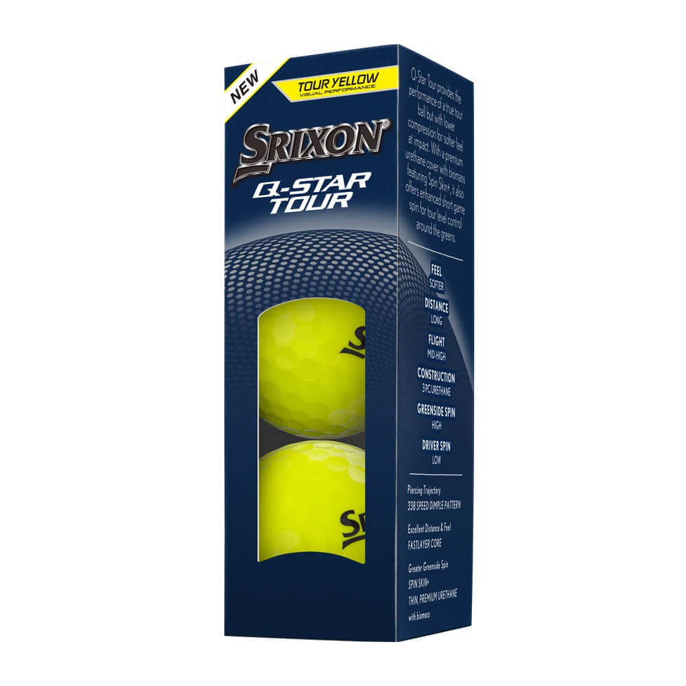 Srixon Q Star Tour 6 Golf Ball - Yellow (2026) - Image 3