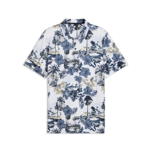 Puma Cloudspun Palm Shirt - White/Blue 63484901