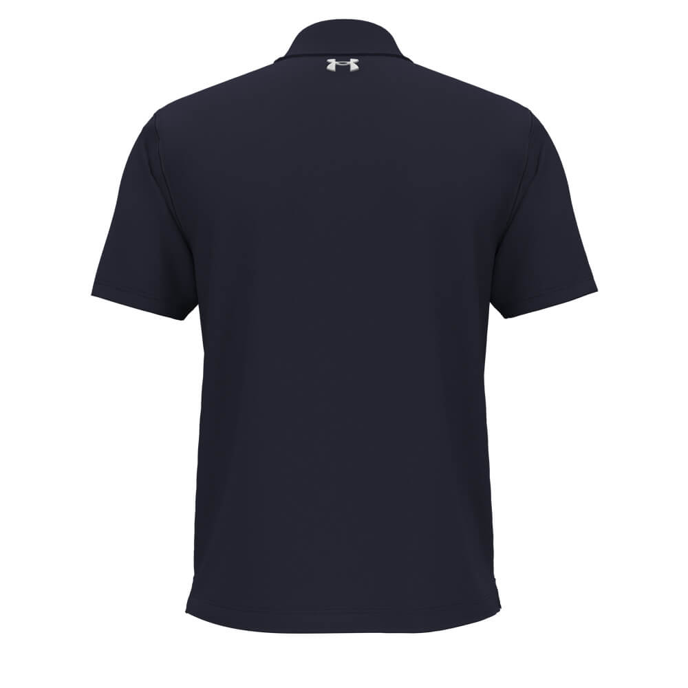 Under Armour Pique Shirt - Midnight Navy 1390123-410 - Image 2