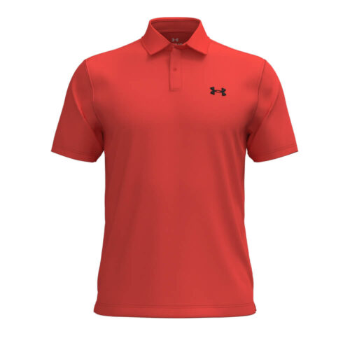 Under Armour Pique Shirt - Fire/Black 1390123-847