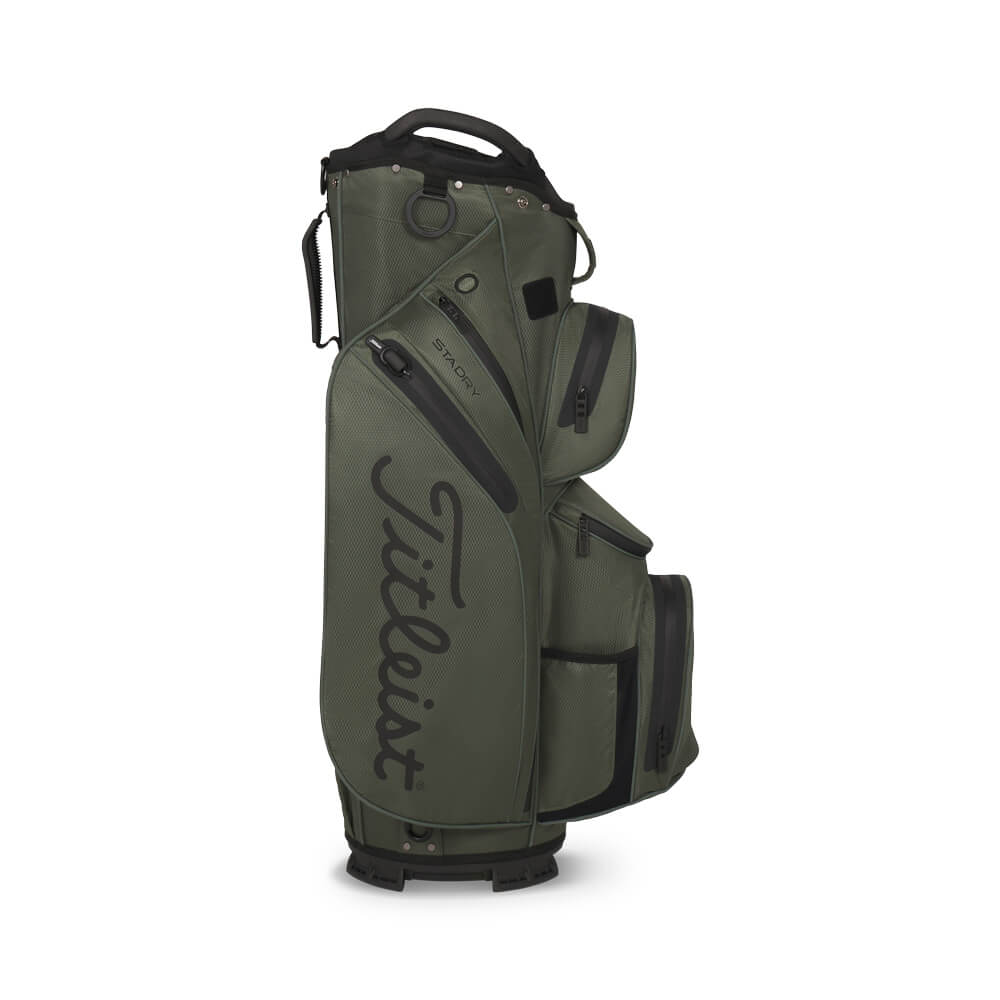 Titleist 14 StaDry Cart Bag - Cypress/Black/Black - Image 2