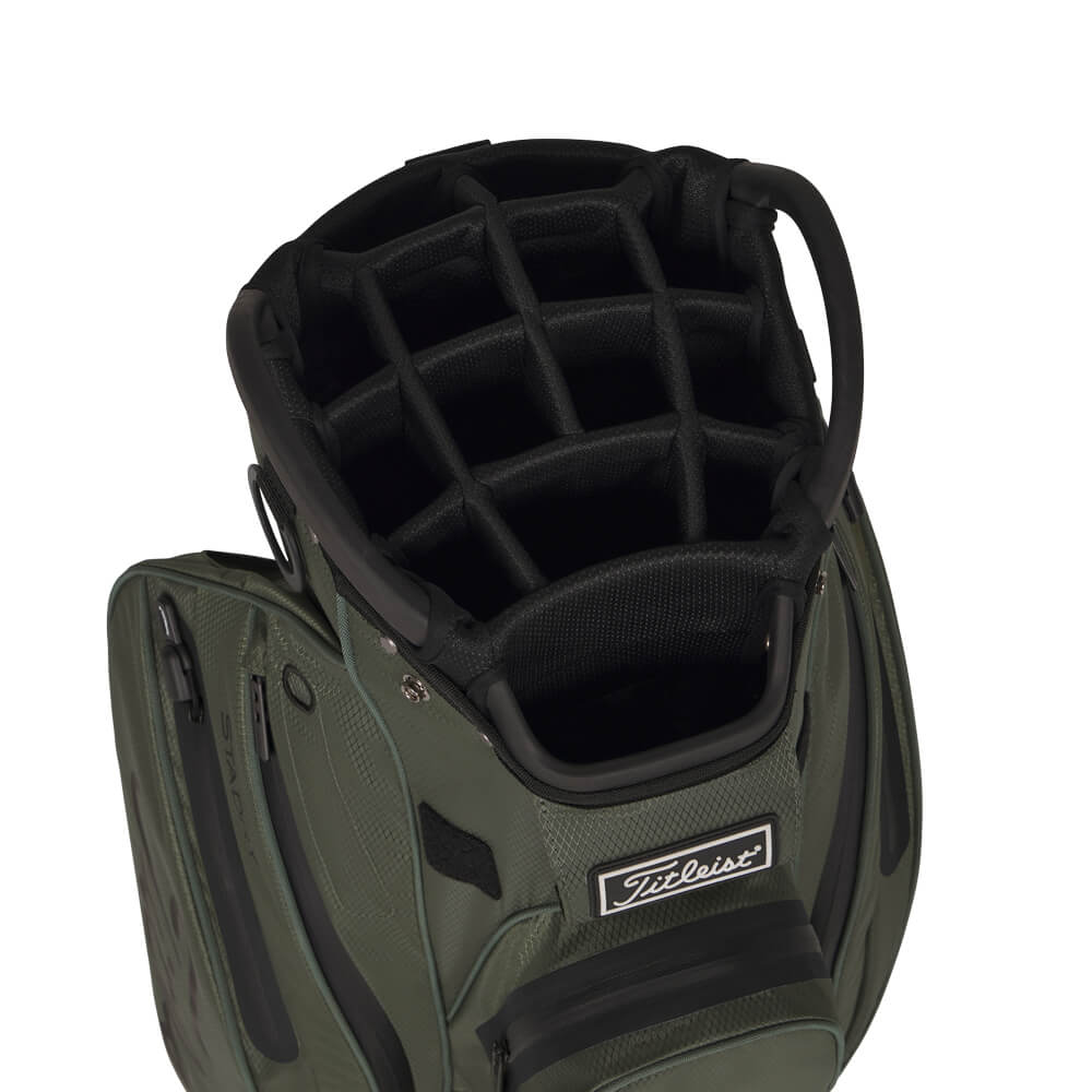 Titleist 14 StaDry Cart Bag - Cypress/Black/Black - Image 4