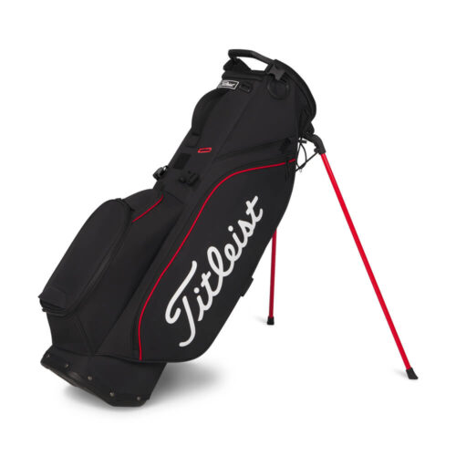 Titleist Players S4 Stand Bag - Black/Red/White