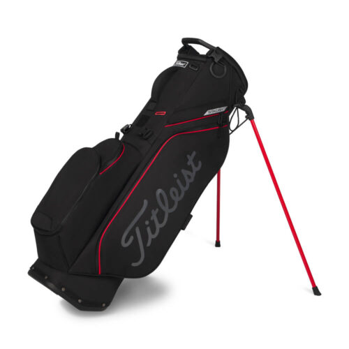 Titleist Players S4 SD Stand Bag - Black/Red/Graphite
