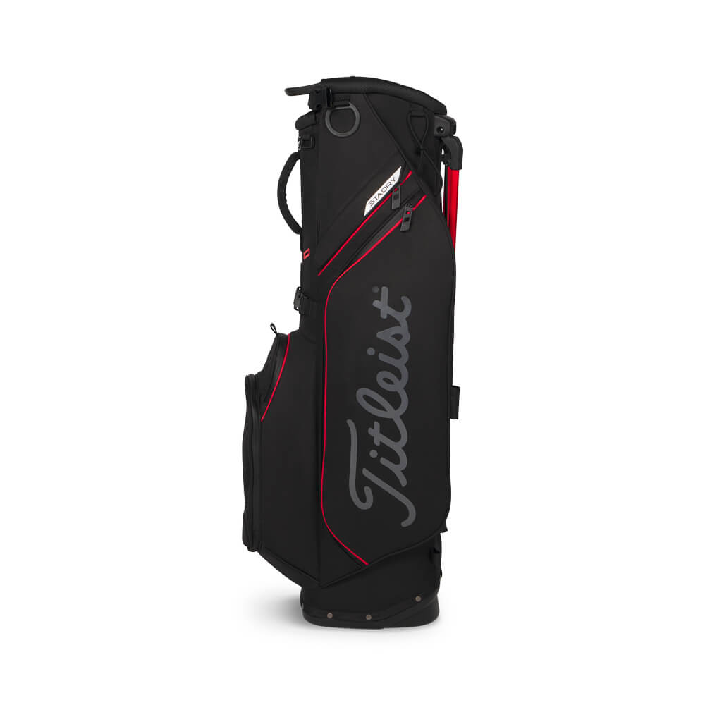 Titleist Players S4 SD Stand Bag - Black/Red/Graphite - Image 2