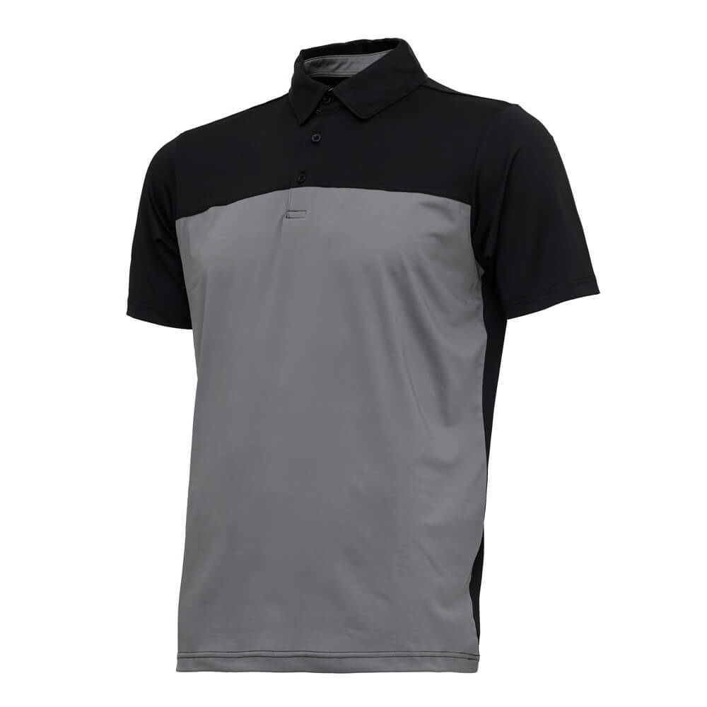 Cross Creek Colourblock Shirt - Black/Charcoal