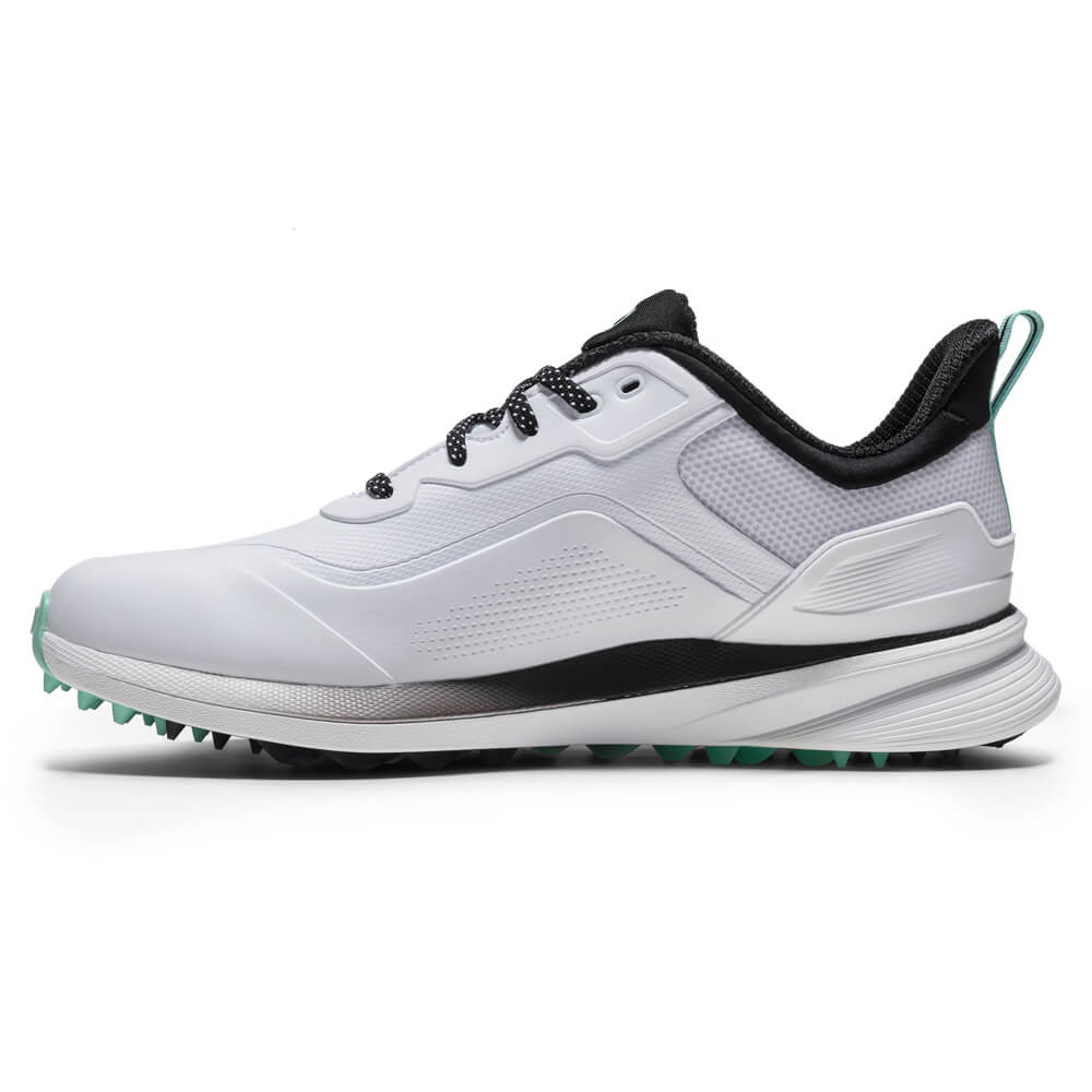 FootJoy PRO SL Golf Shoes - White/Black/Teal 56950 - Image 2