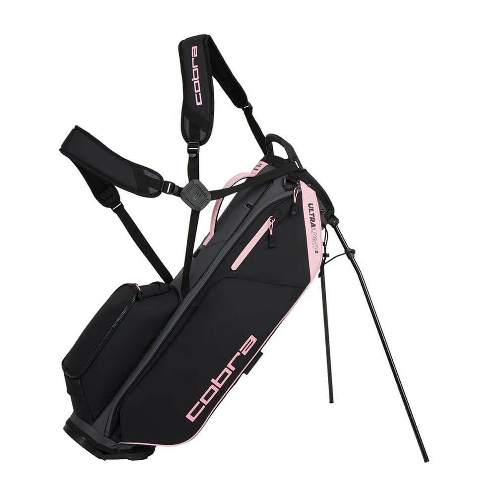 Cobra ULTRALIGHT 2 Stand Bag - Black/Pink