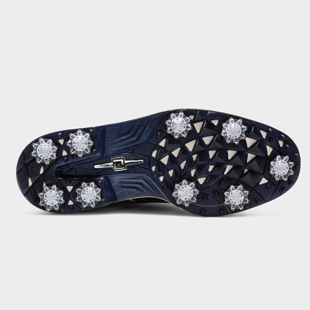 FootJoy Premiere Packard Golf Shoes - White/Navy 54563 - Image 3