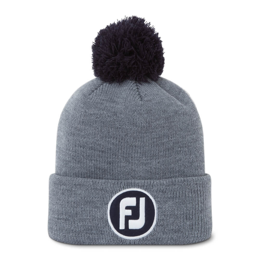 FootJoy Pom Pom Beanie - Grey