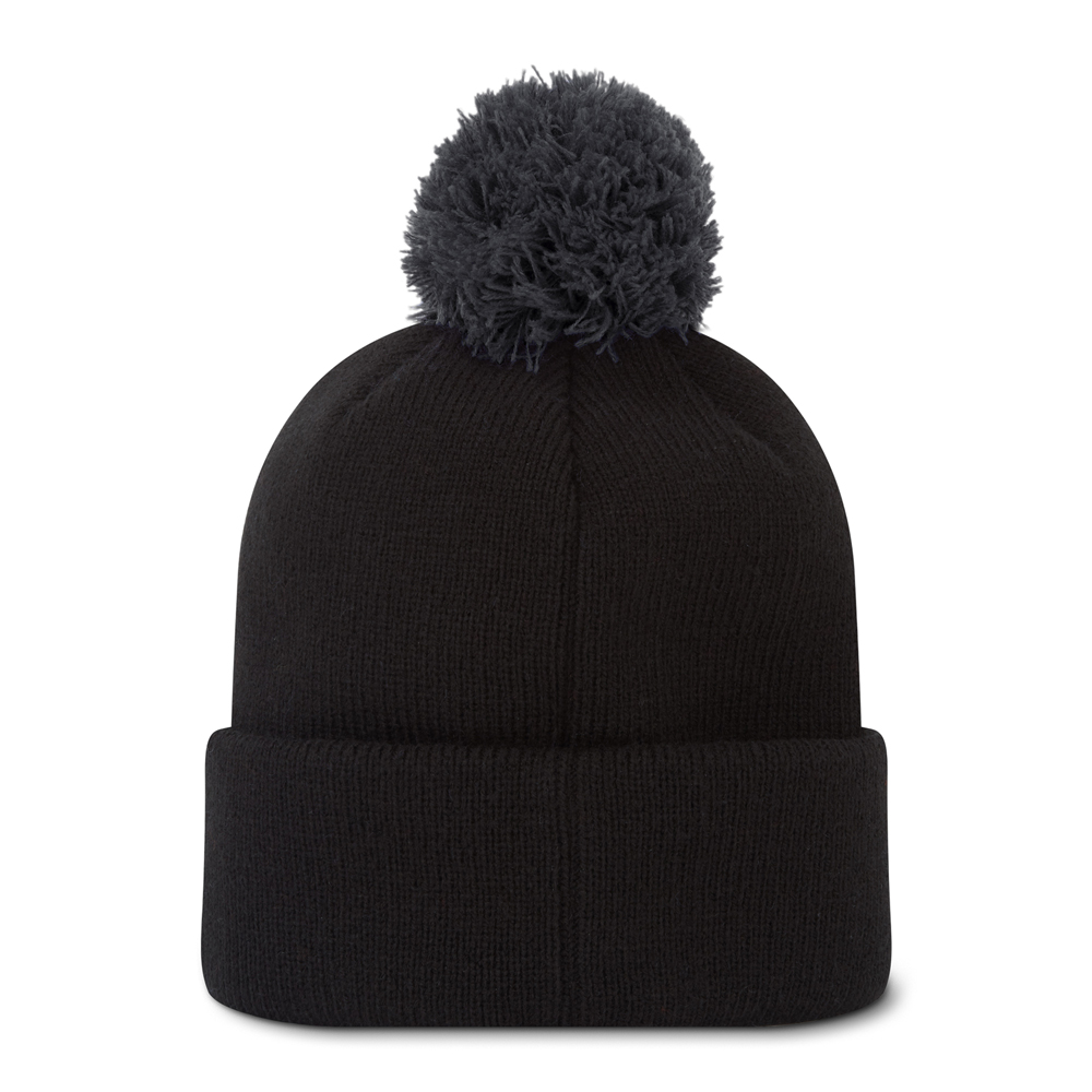 FootJoy Pom Pom Beanie - Black - Image 2