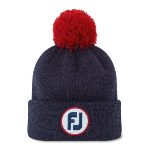 FootJoy Pom Pom Beanie - Navy