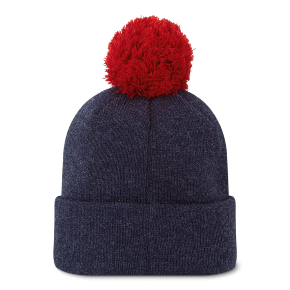 FootJoy Pom Pom Beanie - Navy - Image 2