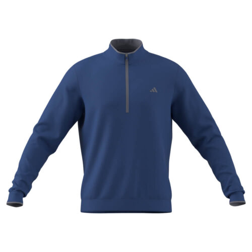 adidas Lightweight 1/4 Zip Windbreaker - Indigo KV3856