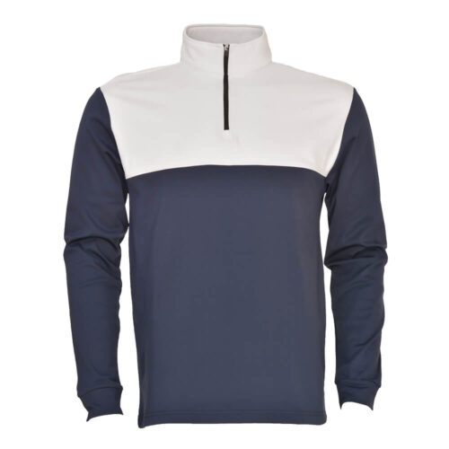 Cross Creek Colourblock Windbreaker - White/Navy