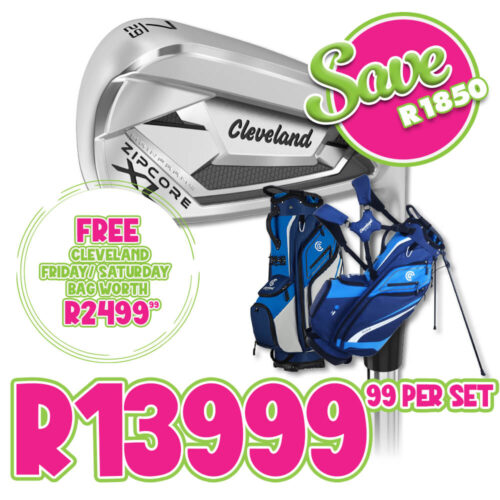 Cleveland XL ZipCore Irons + FREE Bag