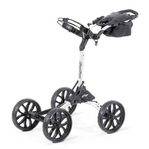 Bag Boy Quad Pro Push Cart - White/Black