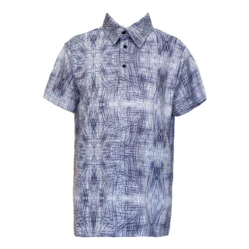Cross Creek JNR Sketch Shirt - White/Navy