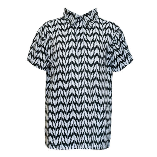 Cross Creek JNR Arrow Shirt - Black/White