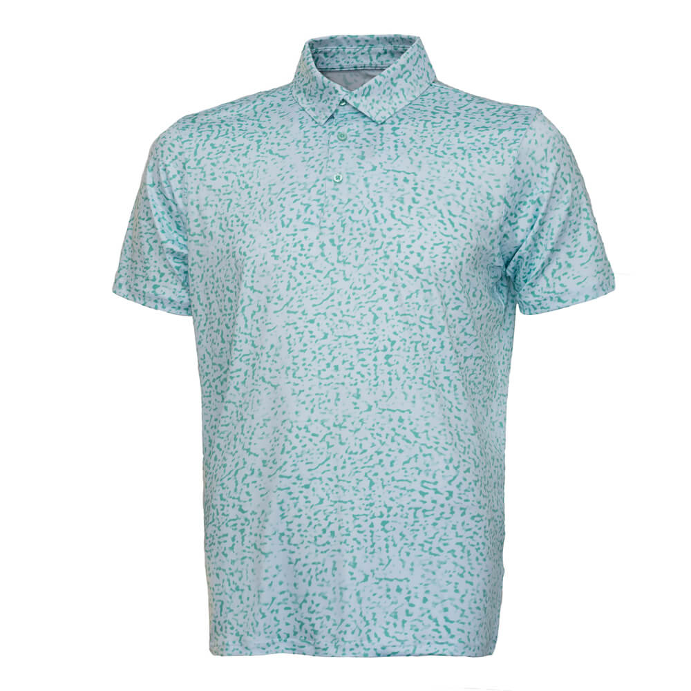 Cross Creek Ripple Shirt - White/Green