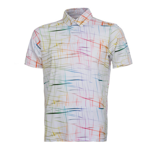 Cross Creek Sketch Shirt - White/Orange/Pink