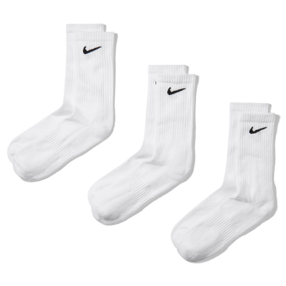 Nike Crew Socks - White/Black SX7664-100 - Image 2
