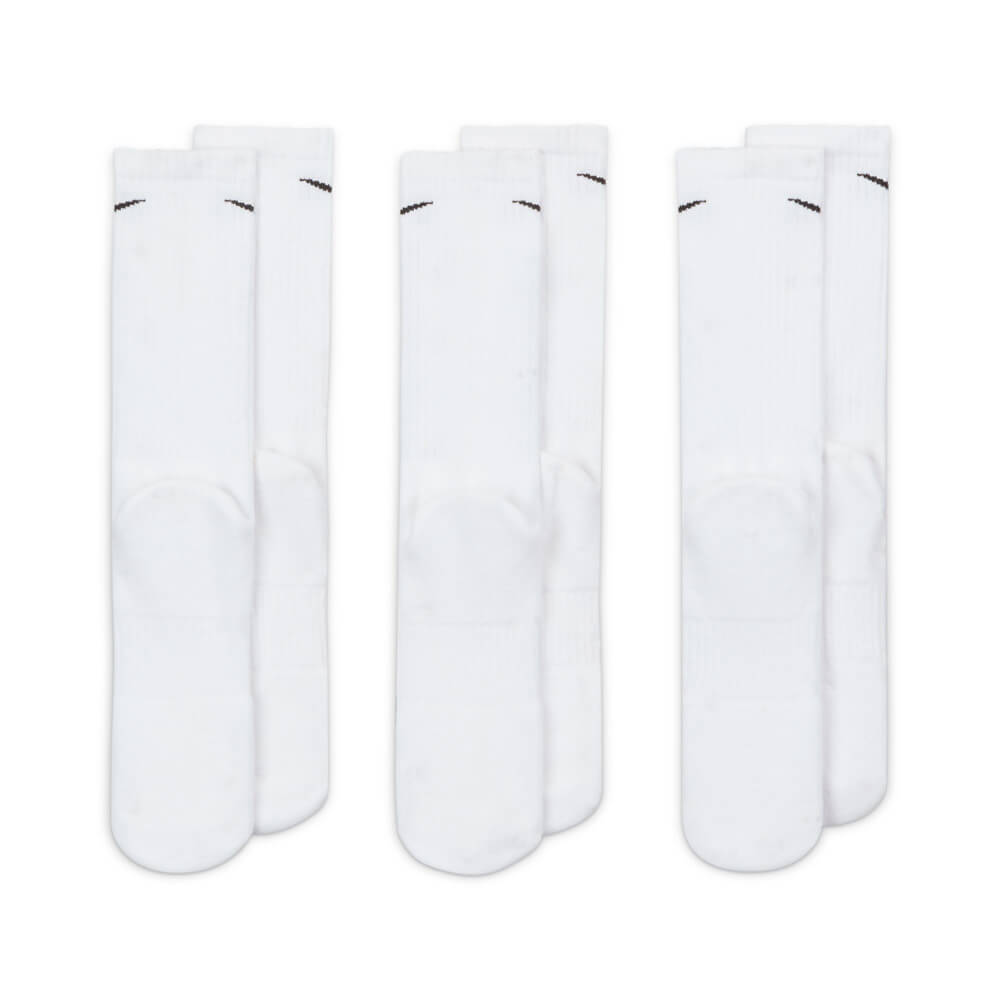 Nike Crew Socks - White/Black SX7664-100 - Image 3