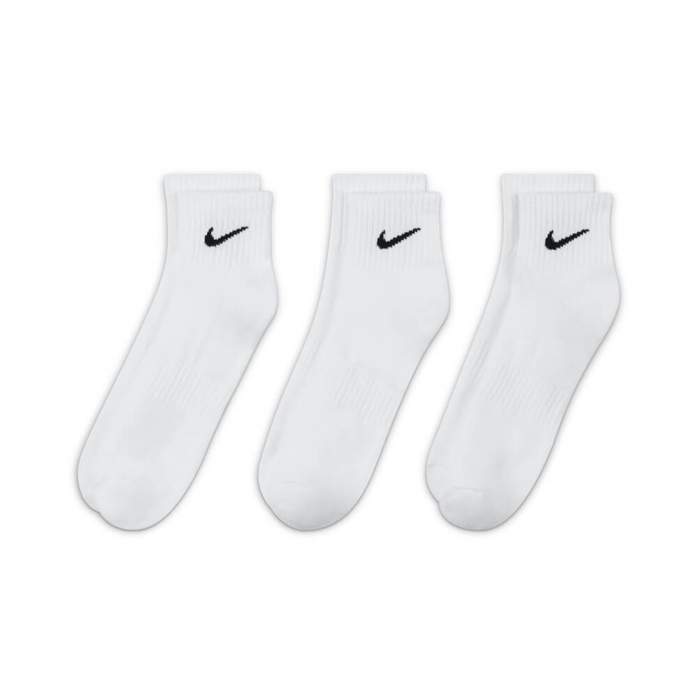 Nike Ankle Socks - White/Black SX7667-100 - Image 2