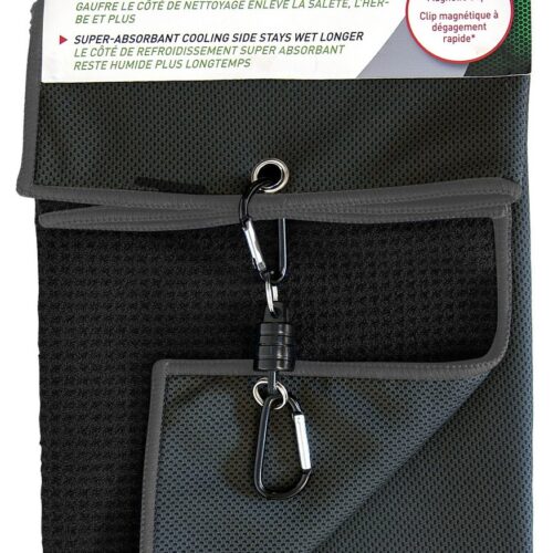 WOG Waffle Dual Black Towel (JR1095)