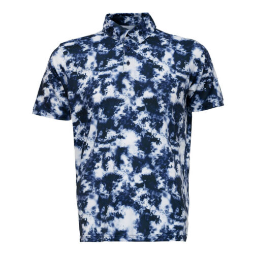Cross Creek JNR Tie Dye Shirt - White/Navy